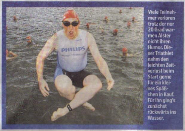 ich beim Triathlon 2009
